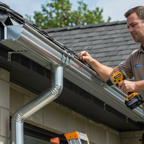 aluminum seamless gutters aluminum seamless gutters